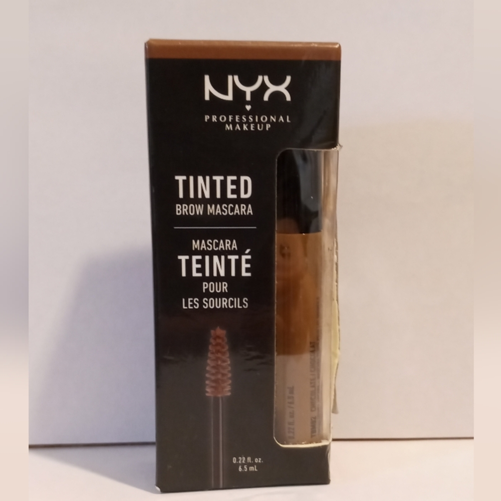 NIB NYX Tinted Brow Mascara TBM02 Chocolate